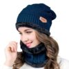 Beanie Cap & Muffler for Men & Women| Beanie Cap| Woolen Topaa| Winter Cap| Head & Neck Warmer ( Multicolor )