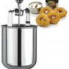 Biyanka Stainless Steel Medu Vada Maker Machine/Perfectly Shaped and Crispy Vada and Donut Maker for Home Kitchen and Restaurant/Donuts and Medu Vadas Maker