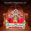 Biyanka Bal Gopal Singhashan Thakur Ji Aasan Bal Gopal Singhasan for Pooja, God Idols, Pooja Chowki, Home Temple, Pooja Articles