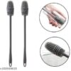 Bottle cleaning brush silicon long handle for water bottle