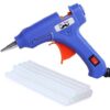 40 Watt Hot Melt Plastic Glue Gun with 5 glue sticks